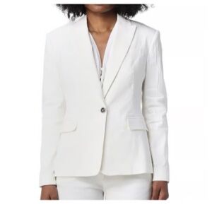 Zara white blazer